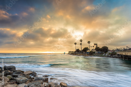 Summer evening in Cardiff by the Sea CA photo