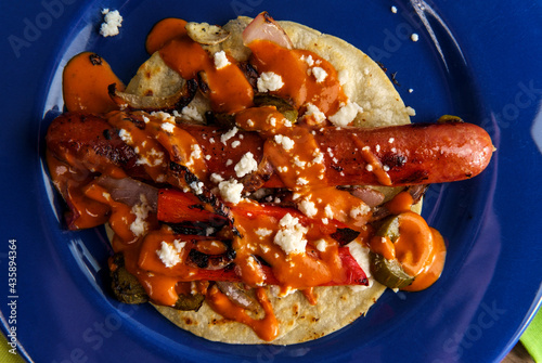 Chipotle Hot Dog Taco