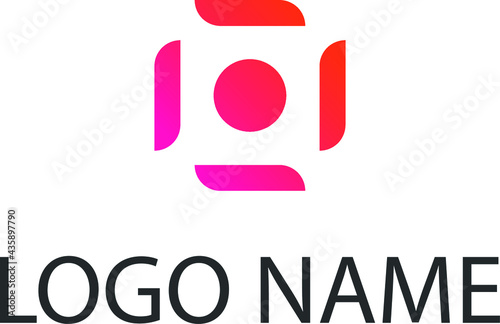 icon brand logo template logotype vector
