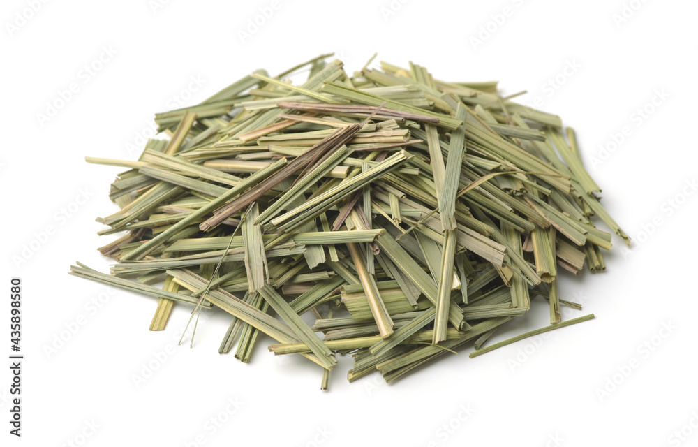 Heap of dried lemongrass Heap of dried lemongrass