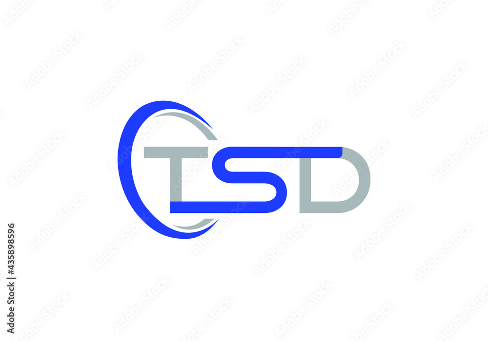 this is a creative text TSD logo icon this is a creative text TSD logo icon