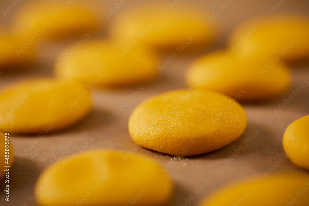 butter cookies on the parchment butter cookies on the parchment