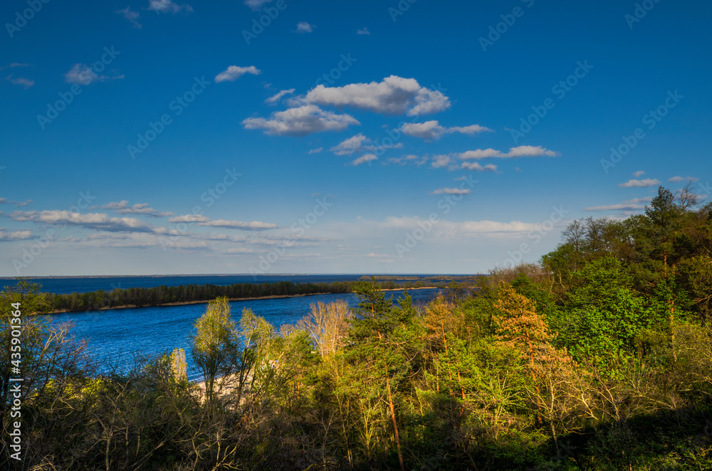 landscape with lake