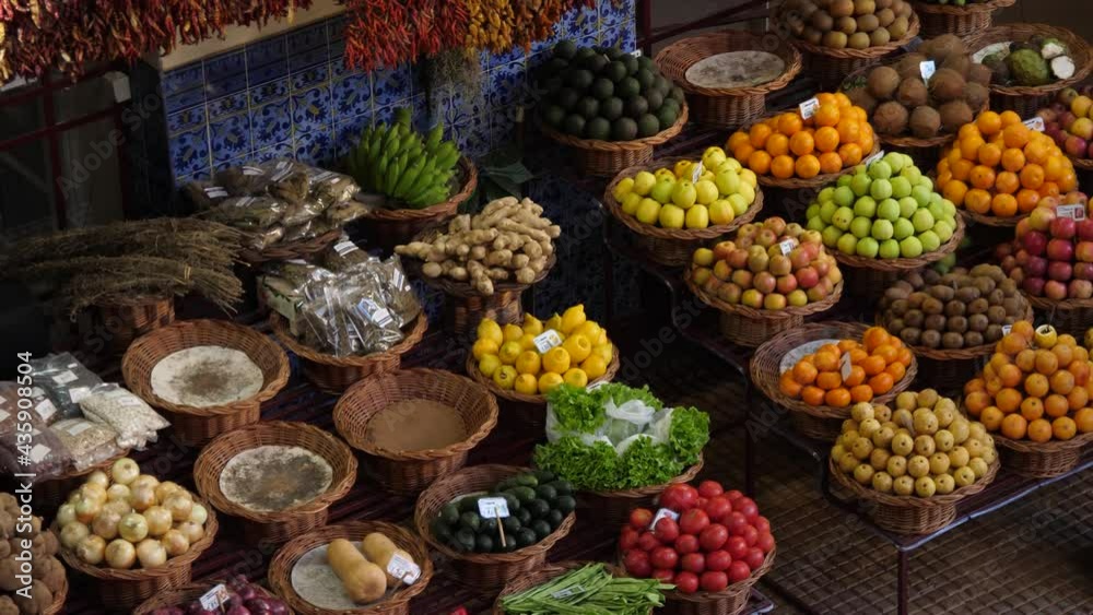 Funchal Farmers' Market - Fruits and vegetables (Madeira, Portugal)