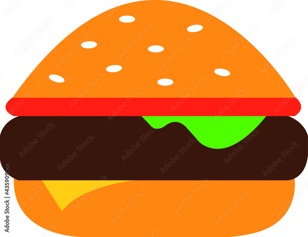 Burger Vector Illustration Burger Vector Illustration