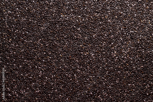 Chia seeds. Background of chia seeds. Superfood