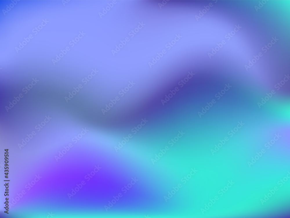 Holographic background. Bright smooth mesh blurred futuristic pattern in pink, blue, green