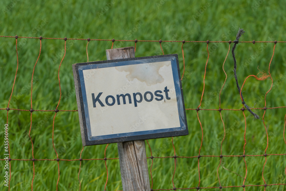Kompost Schild