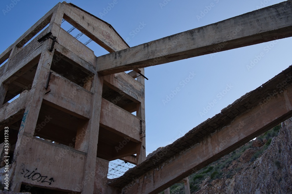 Old gold mines of Rodalquilar, Almeria province, Cabo de Gata Natural Park, Spain. Old gold mines of Rodalquilar, Almeria province, Cabo de Gata Natural Park, Spain.