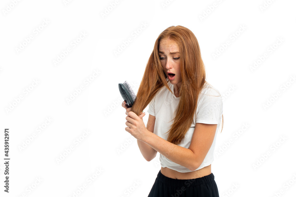 Young beautiful red hair model Young beautiful red hair model