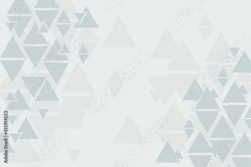 Abstract background, gray pattern, symmetrical geometric shapes, vector triangles background, geometry template, black and white banner or layout 