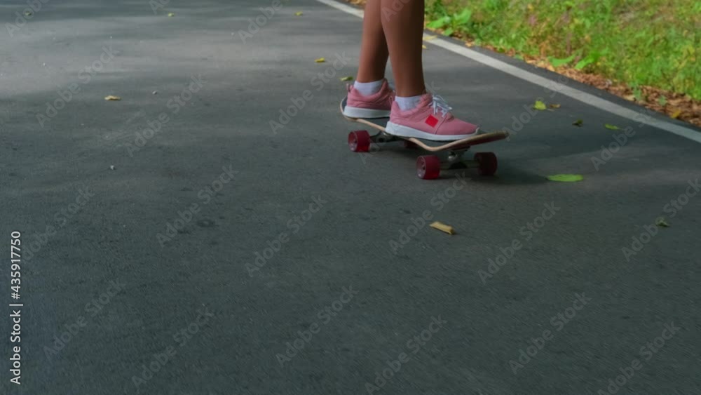 Active outdoor leisure with skateboarding Active outdoor leisure with skateboarding