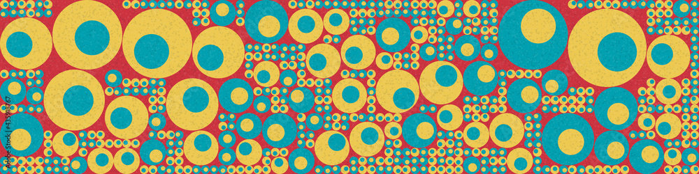 Abstract Geometric Pattern generative computational art illustration