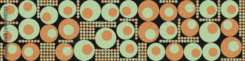 Abstract Geometric Pattern generative computational art illustration