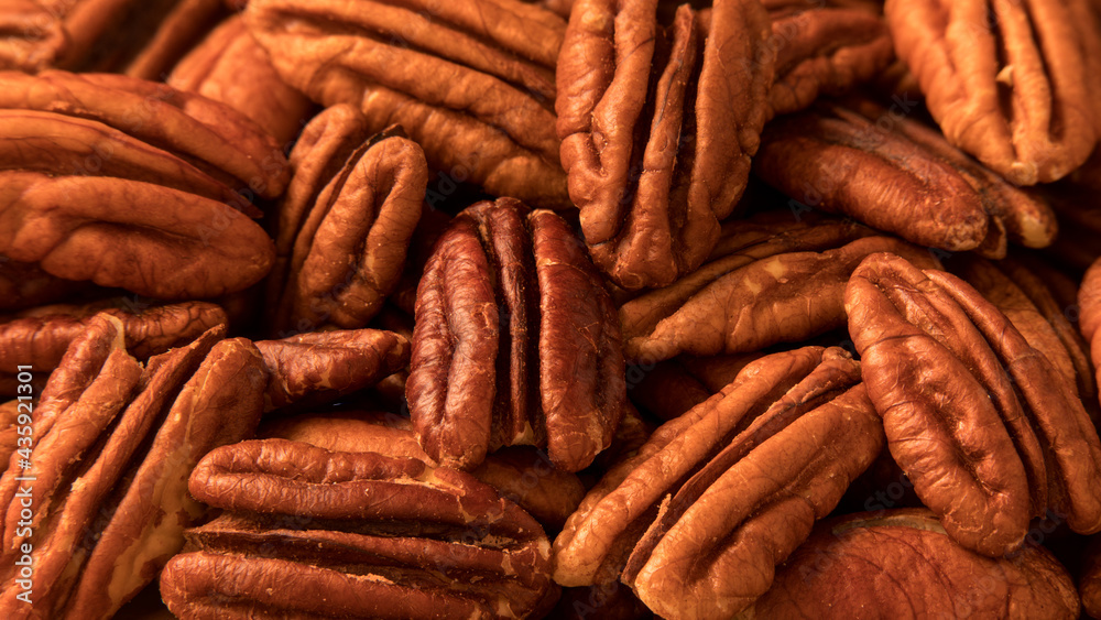 pecan nuts background horizontal close-up hd pecan nuts background horizontal close-up hd