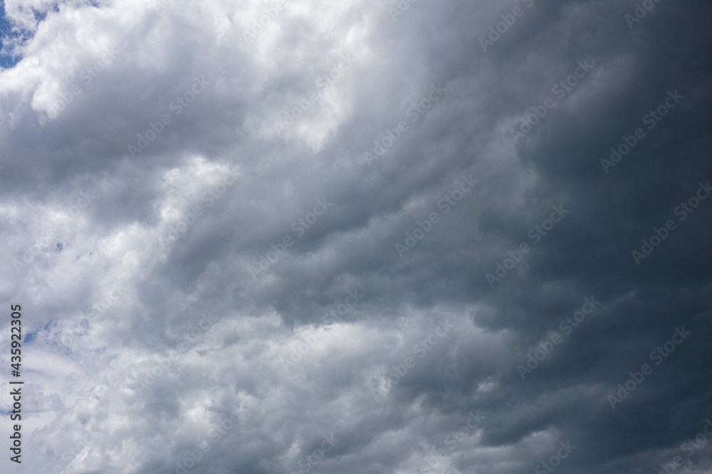 Fototapeta premium Dramatic clouds in stormy weather