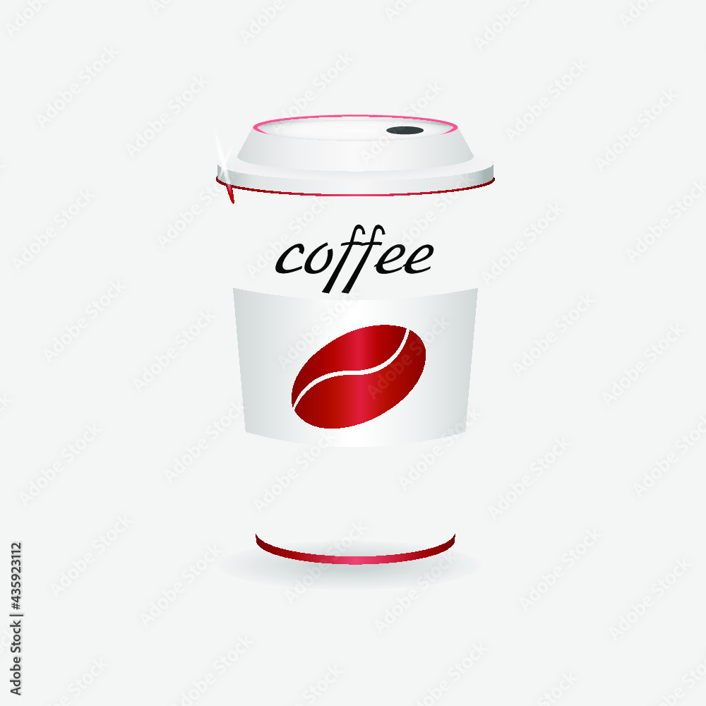 Coffee Cup - Mockup template for cafe, restaurant corporate identity design. Black, White, Brown Cardboard Coffee Cup Mockup. Vector template of disposable plastic and paper tableware for hot drinks Coffee Cup - Mockup template for cafe, restaurant corporate identity design. Black, White, Brown Cardboard Coffee Cup Mockup. Vector template of disposable plastic and paper tableware for hot drinks