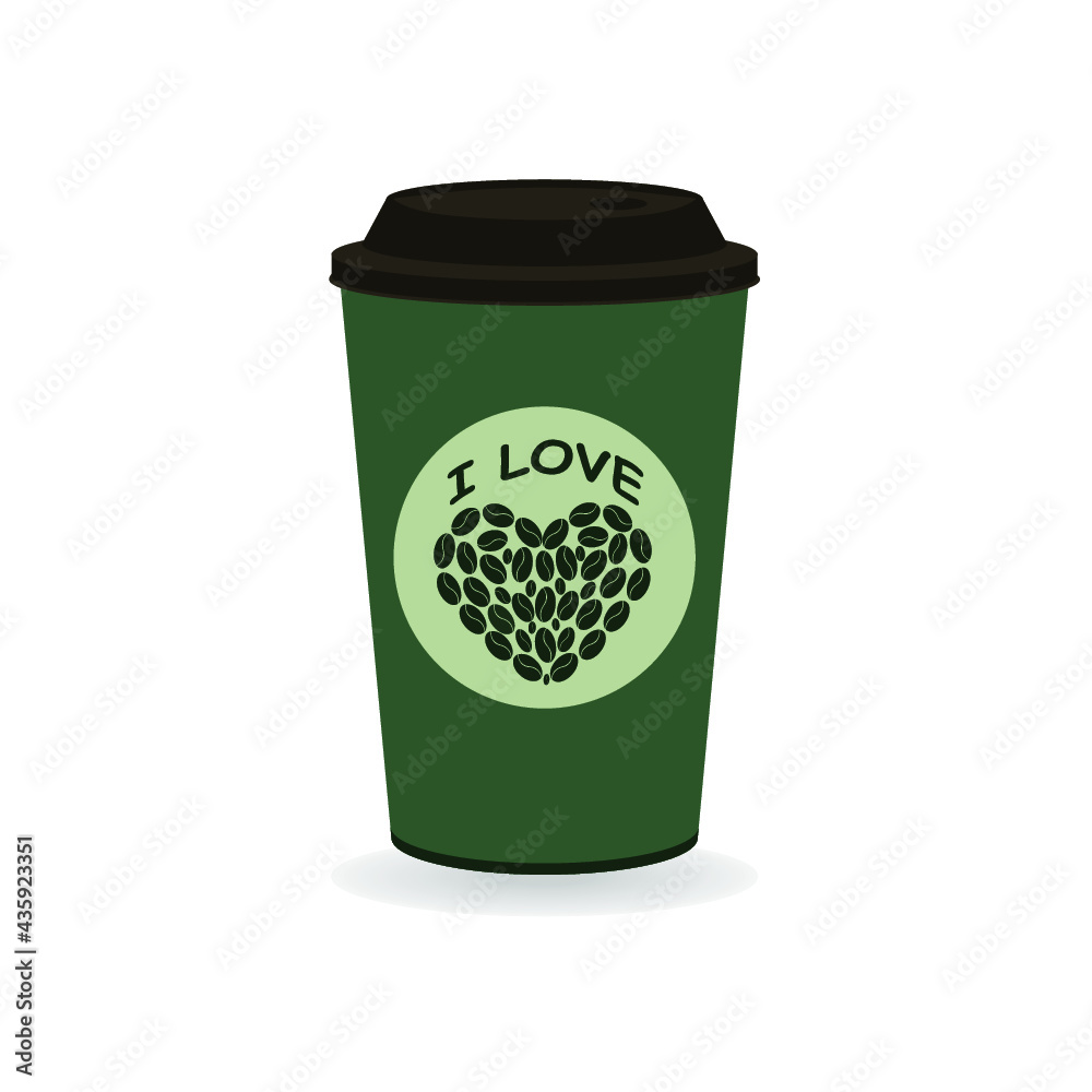 Coffee Cup Mockup template for cafe restaurant corporate identity