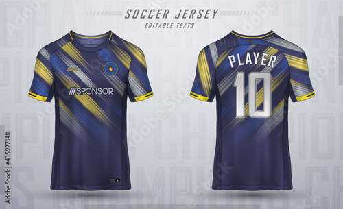 Soccer jersey template sport t shirt design