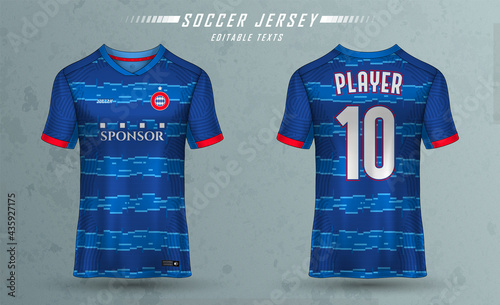 Soccer jersey template sport t shirt design