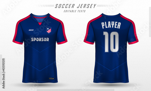 Soccer jersey template sport t shirt design