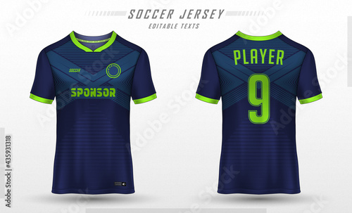 Soccer jersey template sport t shirt design