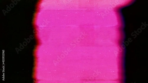 Analog Video Art Multicolored Abstract Shapes Signal Distortion