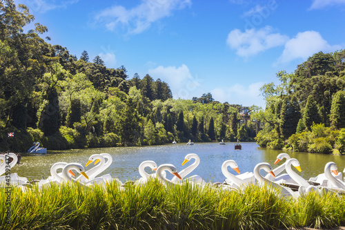 Gramado city, Rio Grande do Sul, Brazil. Black lake (lago negro)