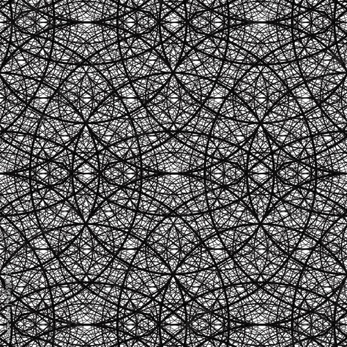 Untying the Knot with Chaos Healing - 4 Recursions Deep Sacred Geometry Pattern Vector AI
