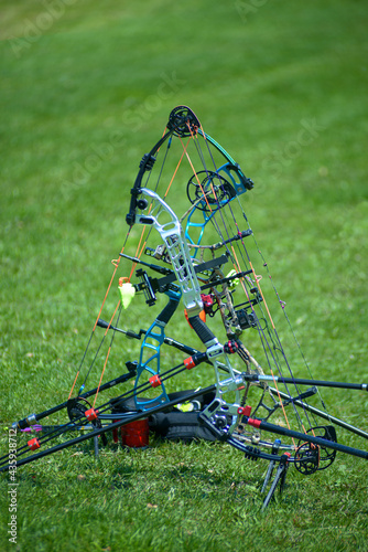 view of professional modern longbow outdoor 