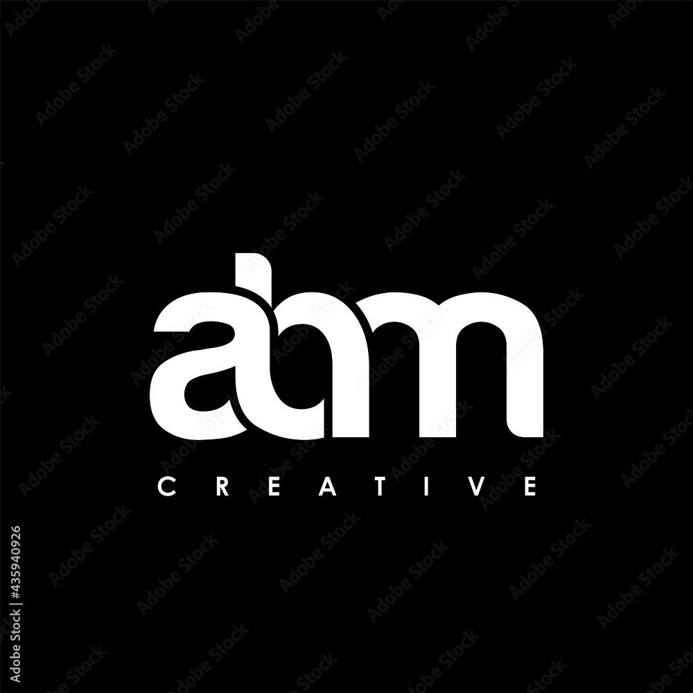 Abm Lettering ABM Letter Initial Logo Design Template Vector Illustration Stock ...