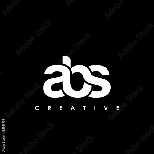 ABS Letter Initial Logo Design Template Vector Illustration