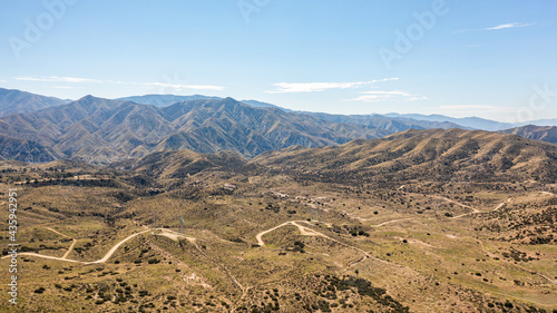 Aerial View of California Mountains in Julian, California