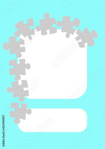 Vertical illustration format A4 - the design of the screen of the phone or tablet for inscriptions and photos