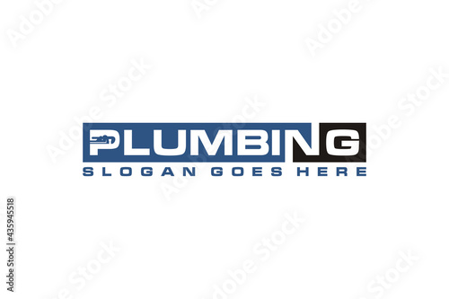 Plumbing Service Logo Template, Water Service Logo.