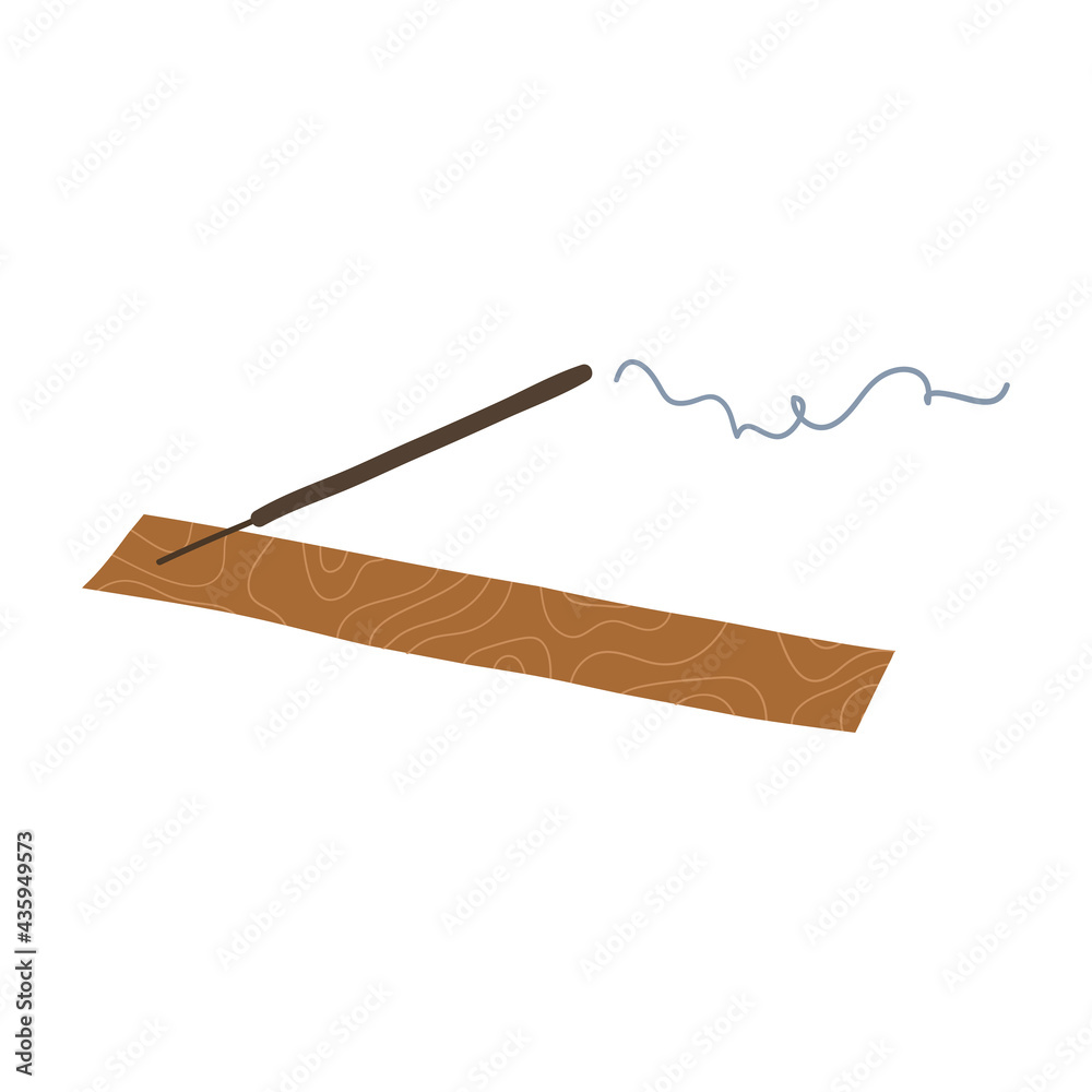 Incense stick,aromatherapy,meditation. vectir hand drawn Incense stick,aromatherapy,meditation. vectir hand drawn
