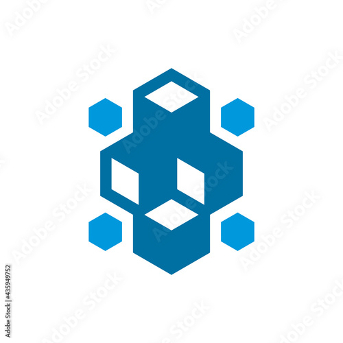 cube block technology logo