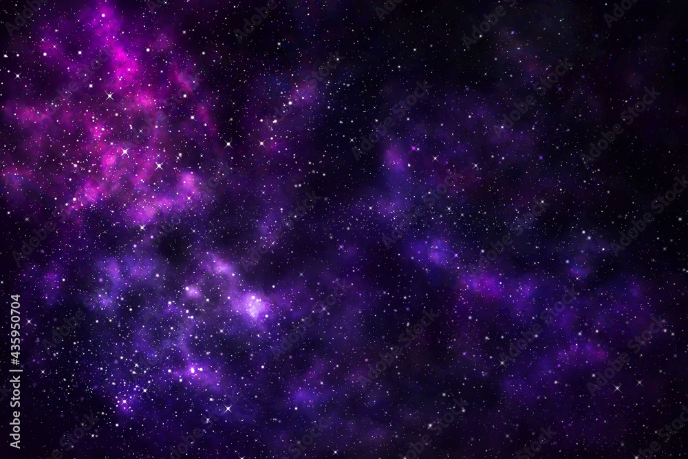 Fototapeta premium Galaxy with stars and space background. backdrop illustration