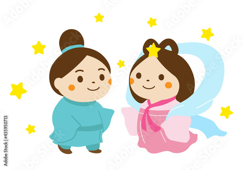 七夕　彦星と織姫