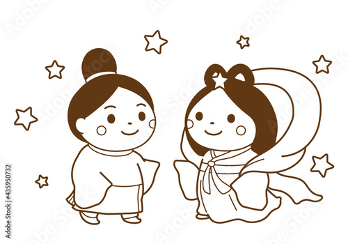 七夕　彦星と織姫