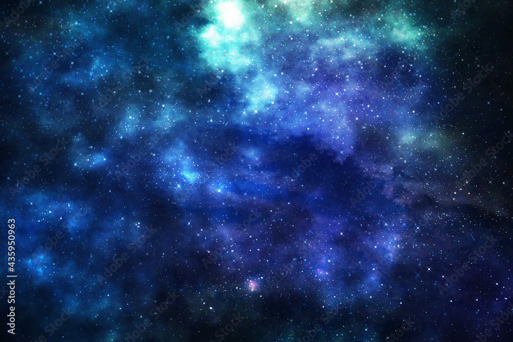 Fototapeta premium Galaxy with stars and space background. backdrop illustration