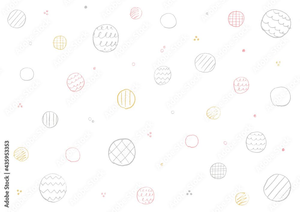 鉛筆で描いた幾何学模様の背景 丸 カラフル 鉛筆で描いた幾何学模様の背景 丸 カラフル