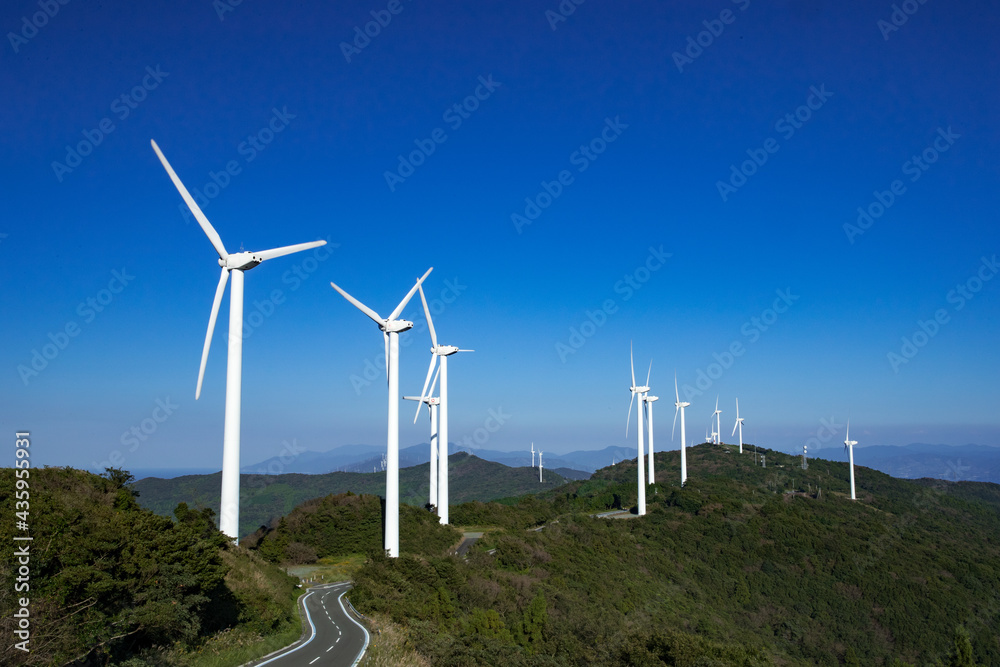 風力発電施設（ウインドパワー）　佐田岬半島