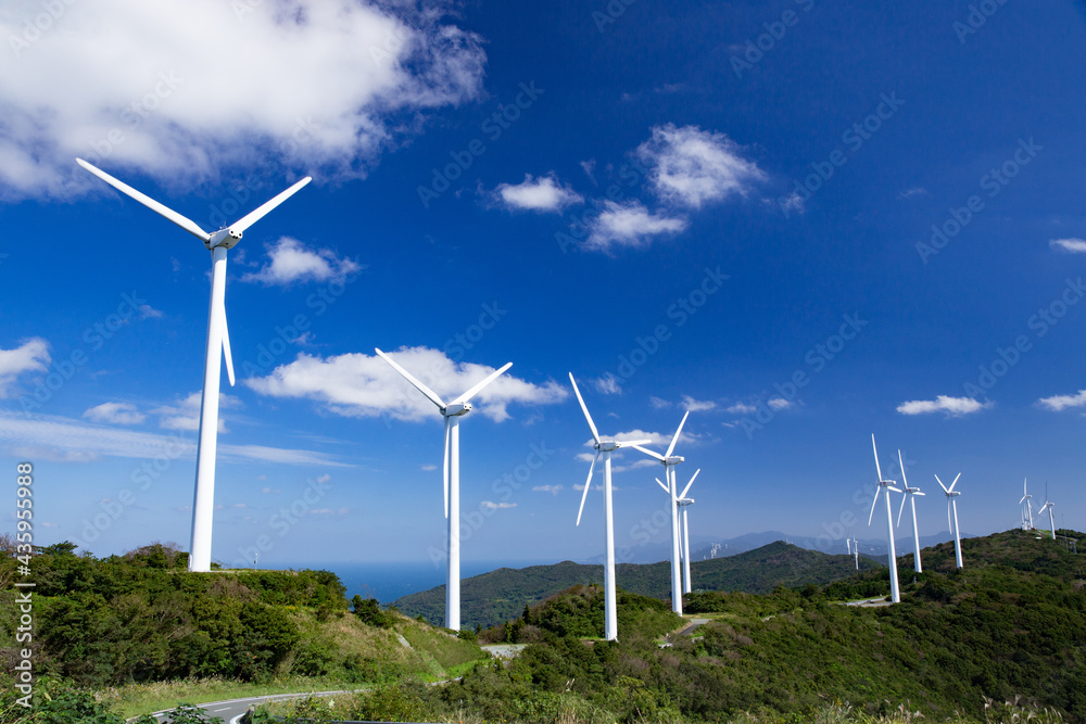 風力発電施設(ウインドパワー) 佐田岬半島 風力発電施設(ウインドパワー) 佐田岬半島