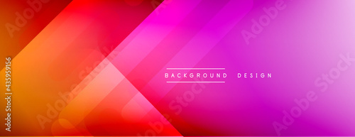 Dynamic lines abstract background. 3D shadow effects and fluid gradients. Modern overlapping forms