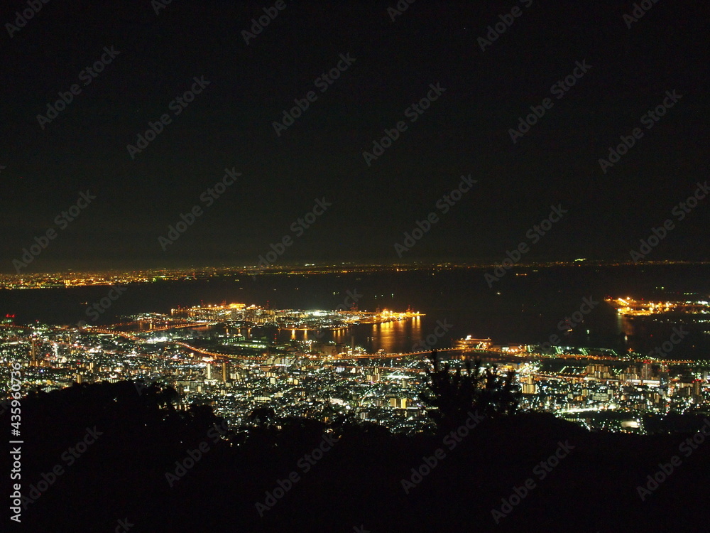 神戸　掬星台の夜景