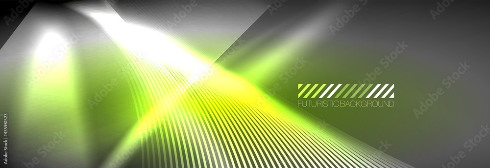 Neon dynamic beams vector abstract wallpaper background. Wallpaper background, design templates for business or technology presentations, internet posters or web brochure covers Neon dynamic beams vector abstract wallpaper background. Wallpaper background, design templates for business or technology presentations, internet posters or web brochure covers