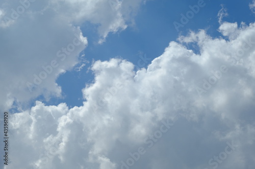 blue sky with clouds