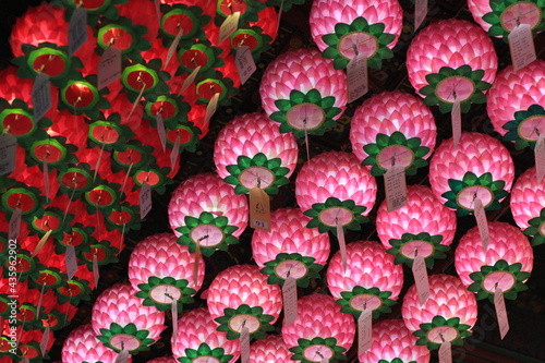Canvas Print The Seoul Lantern Festival in Seoul in South Korea