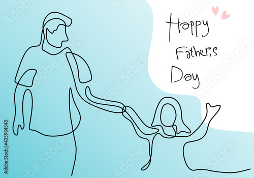 Father and his daughter con...